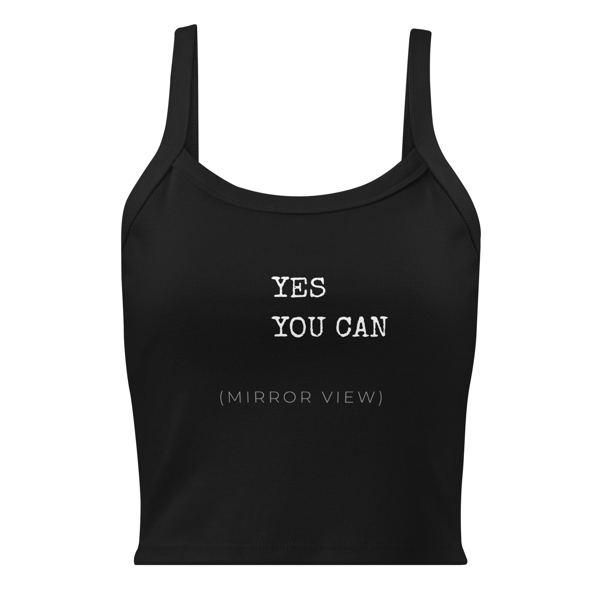 Yes You Can Crop Tank